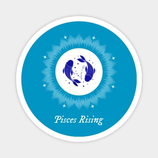 Pisces Rising Astrology Chart Zodiac Sign Ascendant Magnet